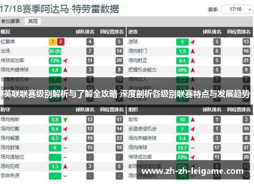 英联联赛级别解析与了解全攻略 深度剖析各级别联赛特点与发展趋势